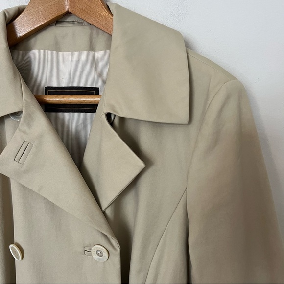 Loro Piana Double-Breasted Trench Coat Beige – Size 46 M/L (Made in Italy) - Picture 7 of 17